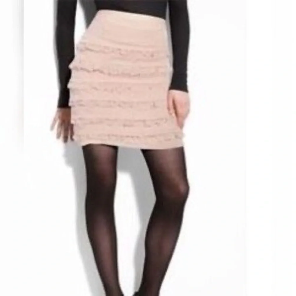 diane von furstenberg ⋆ silk ruffle skirt